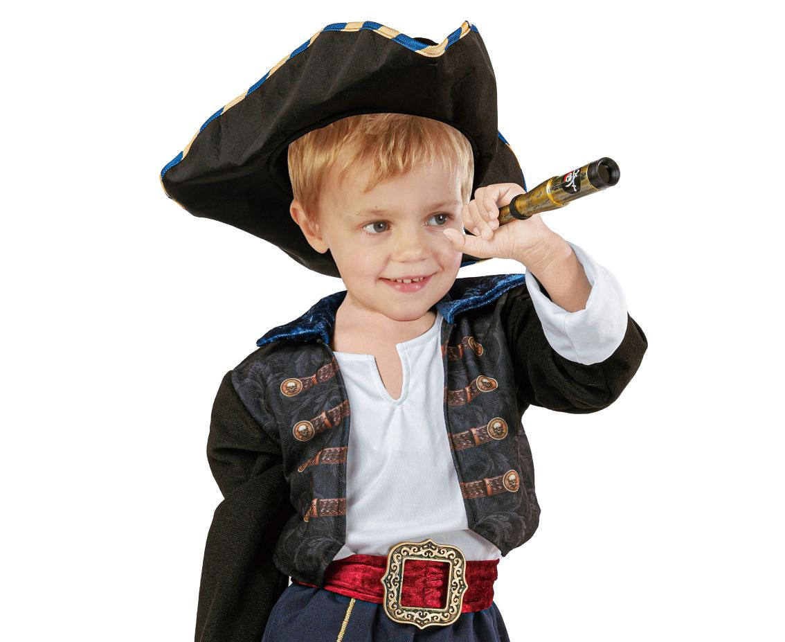 Role play-set for child Pirate Captain (shirt, pants, belt, hat), size 92/104 cm
